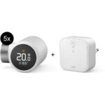 Bild von tado° X Starter Kit Smartes Heizkörper-Thermostat – 5er-Set & Bridge