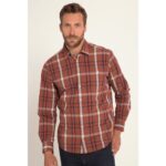 Bild von Karohemd, Langarm, Kentkragen, Modern Fit Baumwolle, JP1880