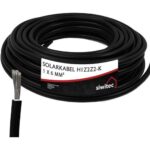 Bild von siwitec Solarkabel H1Z2Z2-K 1 x 6 mm2, 12m Solarleitung
