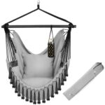 Bild von Tectake Hängesessel Malika, Boho-Style, Belastbarkeit 150kg
