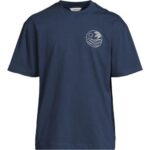 Bild von Grafik T-Shirt, Herren,  Blau, Baumwolle, by Lands’ End
