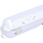 Bild von HOFTRONIC LED Feuchtraumleuchte 150 cm – Linkbar – Geeignet für T8 (G13)-Röhren – IP65 wasserdicht – T8 Fassung G13 – Röhrenhalterung – max. 1x30W