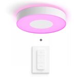 Bild von Philips Hue White & Color Ambiance Infuse Deckenleuchte M 2350lm – 38,1cm + Dimmschalter