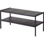 Bild von Yamazaki Home Europe 2-stöckiges ausziehbares Regal Black