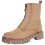 Bild von Ital-Design Plateaustiefeletten für Damen in Hellbraun