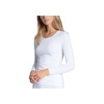 Bild von Calida Natural Comfort Top Long Sleeve Weiß Baumwolle Small Damen