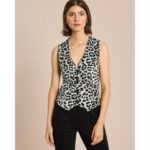 Bild von Pfeffinger Samtweste mit Leopardenmuster
