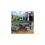 Bild von BRAST Polyrattan Eck Sitzgruppe HACIENDA grau/anthrazit