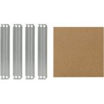 Bild von shelfplaza PRO 30×30 cm Fachboden-Set in verzinkt für PRO Schwerlastregale