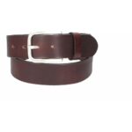 Bild von Leder Bazlen Ledergürtel 40mm breit Bordeaux