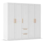 Bild von rauch Drehtürenschrank »Quadra-Spin Country« – 226x54x210cm – braun – Holz