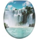 Bild von WC-Sitz mit Absenkautomatik Wasserfall – Premium Toilettendeckel direkt vom Hersteller