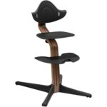 Bild von Stokke® Nomi Bundle Hochstuhl Walnuss inkl. Newbornset schwarz
