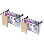 Bild von Foxydry Fold 120 x 2 Wand Wäscheständer klappbar für platzsparende Wandmontage