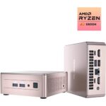 Bild von GEEKOM A5 Mini-PC   AMD R5-7430U   R7-5825U – R7-5825U 32GB RAM + 512GB SSD