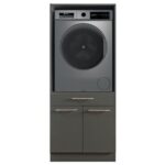 Bild von Waschmaschinenschrank – anthrazit – 68 cm breit