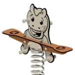 Bild von Federwippe Duo für Spielplätze Pferd Smiley