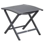Bild von LC Garden Unicamo Hocker Aluminium/Textilene klappbar