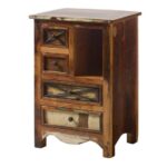 Bild von Kommode Altholz 55x40x80 mehrfarbig lackiert NATURE OF SPIRIT #128