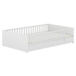 Bild von Paidi Bodenbett Little Flo, Weiß, 127.6×50.8×205.6 cm, Blauer Engel, in verschiedenen Größen erhältlich, Farben bodentiefer Einstieg, Kinder- & Jugendzimmer, Kindermöbel, Kinderbetten, Bodenbetten