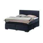 Bild von Boxi Boxspringbett mit Bettkasten Boxi Classic – blau – Materialmix – 160 cm – 125 cm – Möbel Kraft