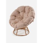 Bild von bonprix Korb Gartensessel, 77,5x91x80 cm, Gartensessel für entspannte Momente, beige