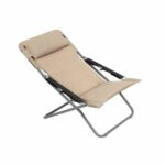 Bild von Lafuma Transabed BeComfort® Liegestuhl – Textilgewebe (BeComfort) moka klappbar, verstellbare Rückenlehne
