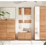 Bild von Garderobenset 6-tlg. ‘Kent’ Wildeiche massiv