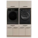 Bild von Hauswirtschaftsraum Laundreezy, Kaschmir, Holzwerkstoff, 2 Schublade(n) Schubladen, 135x200x67.5 cm, Waschküche, Hauswirtschaftsraum